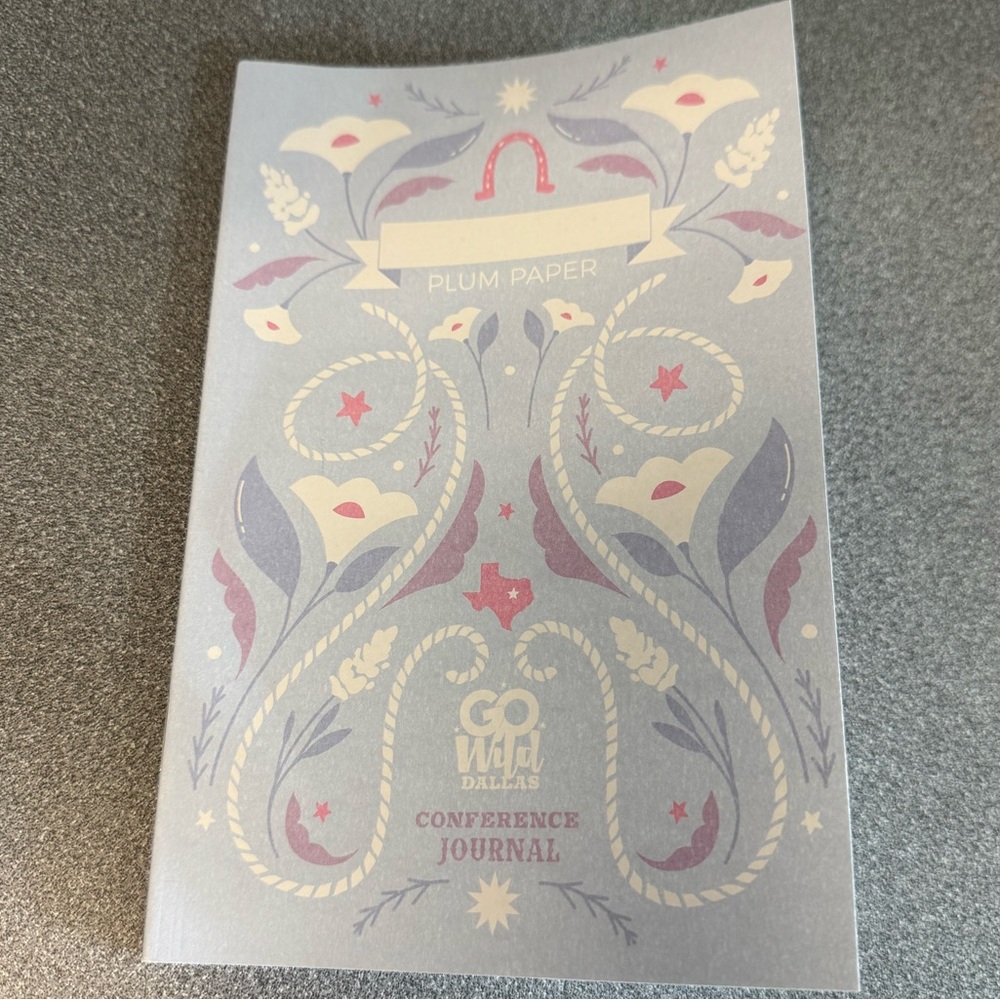 Plum Paper GoWild Dallas Conference Journal